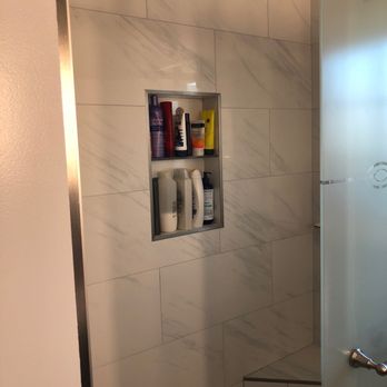 BH Remodeling - I love the rainfall shower head and the bench inside the shower. - General Contractors Near Me - Rowland Heights, California BH Remodeling - I love the rainfall shower head and the bench inside the shower. - General Contractors Near Me - Rowland Heights, California