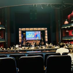 Hobby Center - View from center orchestra row LL seat 107