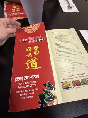 Menu photo 6 Good Eats Chinese Food Fresno, CA