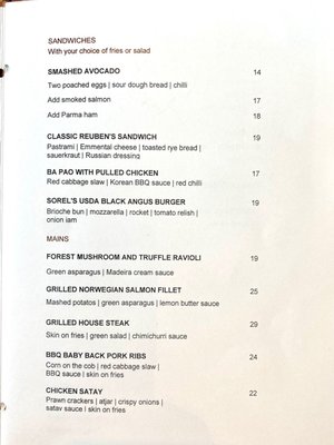 Menu photo 2 Bar TWLV Amsterdam, NH