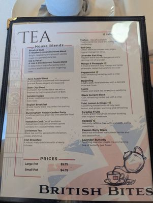 Menu photo 1 British Bites Centralia, WA
