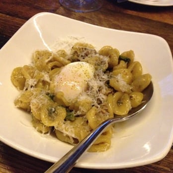 Manhattan Beach Post - lamb sugo orecchiete pasta with soft boiled egg - New American Near Me - Manhattan Beach, California Manhattan Beach Post - lamb sugo orecchiete pasta with soft boiled egg - New American Near Me - Manhattan Beach, California