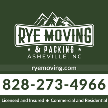 Rye Moving & Packing - Our logo! Give us a call today for any of your moving needs! - Packing Services Near Me - Fletcher, North Carolina Rye Moving & Packing - Our logo! Give us a call today for any of your moving needs! - Packing Services Near Me - Fletcher, North Carolina