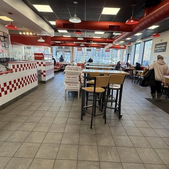 Five Guys - Inside - Burgers Near Me - Yonkers, New York