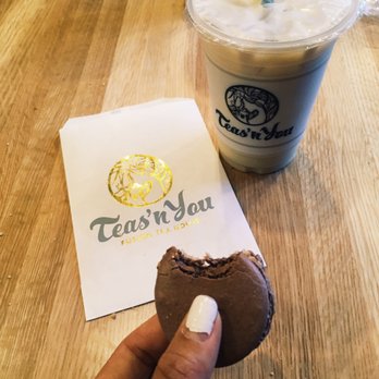 Teas'n You - Ferraro Macaron is delicious! And their honey green milk tea is great! - Bubble Tea Near Me - Vienna, Virginia
