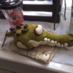Turkey Point Vineyard - Wool-stuffed alligator plush!