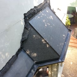 Morrison Sheet Metal - Bonderized steel, bay window cover. (Pasadena)