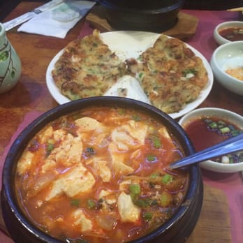 Koreander Restaurant - Spicy tofu and seafood soup - Korean Near Me - Montclair, New Jersey Koreander Restaurant - Spicy tofu and seafood soup - Korean Near Me - Montclair, New Jersey