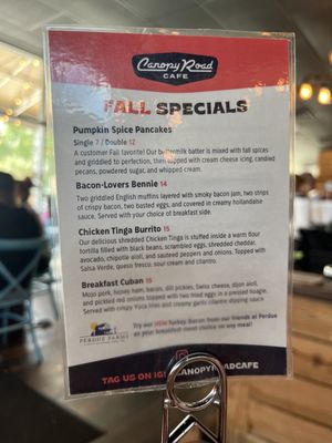 Menu photo 2 Canopy Road Cafe Tallahassee, FL Menu photo 2 Canopy Road Cafe Tallahassee, FL