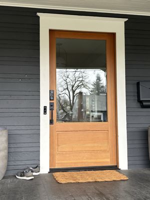 Door Replacement - If your current door is outdated, damaged, or no longer performing as it should, we offer full replacement services. We remove the existing door and install a new one that improves both appearance and function.
Safe removal of existing doors
Full replacement with proper fit and finish
Improved security and energy efficiency
Clean job site after completion Door Replacement - If your current door is outdated, damaged, or no longer performing as it should, we offer full replacement services. We remove the existing door and install a new one that improves both appearance and function.
Safe removal of existing doors
Full replacement with proper fit and finish
Improved security and energy efficiency
Clean job site after completion