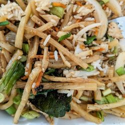 Sticky Rice - Chicken and vegetable dish called bamboozled