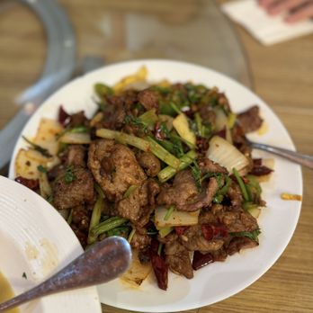 Happy Hot Hunan - 68. Lamb with Hot Pepper and Onion - Chinese Near Me - New York, New York Happy Hot Hunan - 68. Lamb with Hot Pepper and Onion - Chinese Near Me - New York, New York