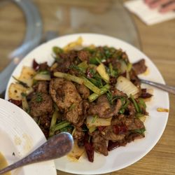 68. Lamb with Hot Pepper and Onion