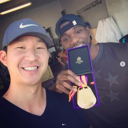 Joetherapy - With Client Justin Gatlin post 2017 World Championship win in the 100m.