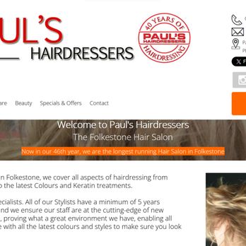 BSc Web Designs - Hair Salon Web Design in Folkestone Kent - Web Design Near Me