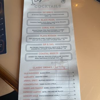 Sizemore’s Coastal Kitchen - Cocktail Menu - Seafood Near Me - Jacksonville Beach, Florida Sizemore’s Coastal Kitchen - Cocktail Menu - Seafood Near Me - Jacksonville Beach, Florida