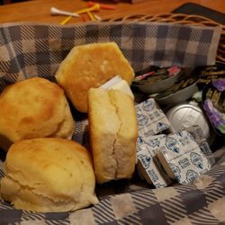 Cracker Barrel Old Country Store - A great way to start a meal here! Biscuits served before meal!