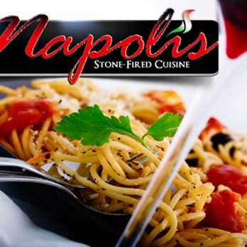 Napoli Stone-Fired Cuisine - ws a plate of spaghetti and a glass of red wine - Italian Near Me - Sequim, Washington