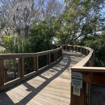 Robinson Preserve - Boardwalk leading to The Nest, playground and bathroom facilities - Parks Near Me - Bradenton, Florida