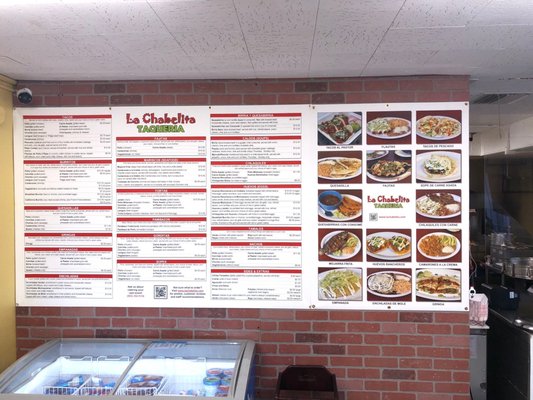 Menu photo 8 La Chabelita Taqueria Beaverton, OR