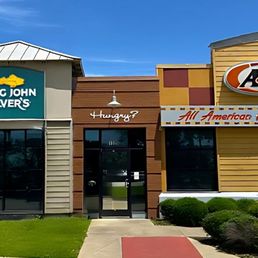 Exterior outside entrance of A&W Restaurant - Midwest City, Oklahoma Exterior outside entrance of A&W Restaurant - Midwest City, Oklahoma