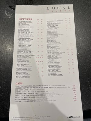 Menu photo 2 Local Tavern Philadelphia, PA Menu photo 2 Local Tavern Philadelphia, PA