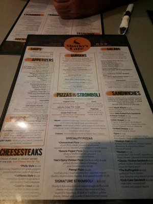 Menu photo 3 Sharky's Cafe Latrobe, PA