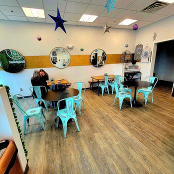 B. Doughnut - La Plata - The dining area is on the left side as you enter the shop. - Donuts Near Me - La Plata, Maryland