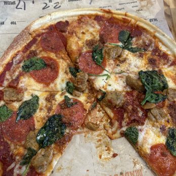 Blaze Pizza - Spicy Pepperoni Pizza - Pizza Near Me - Riverside, California Blaze Pizza - Spicy Pepperoni Pizza - Pizza Near Me - Riverside, California