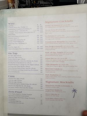 Menu photo 6 Sun Deck Coronado, CA Menu photo 6 Sun Deck Coronado, CA