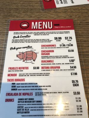 Menu photo 4 Carnitas Uruapan Chicago, IL Menu photo 4 Carnitas Uruapan Chicago, IL