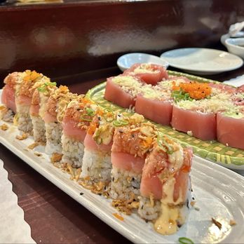 Satoshi Sushi - Satoshi Special Roll Triple Tuna Roll - Japanese Near Me - Fountain Valley, California