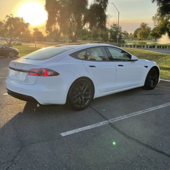 Dan's Window Tint - My new Tesla before - Auto Glass Services Near Me - Phoenix, Arizona