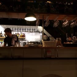 Very Italian Pizza - The bar. They serve drinks here