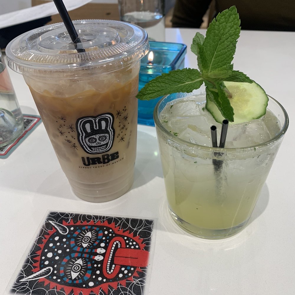 Urbe - Iced Horchata  Green something lol - Mexican Near Me - Houston, Texas