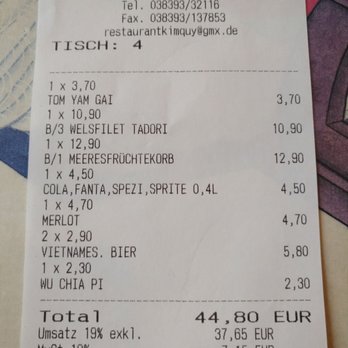 Kim Quy - Das Essen war sehr lecker!!!! - Chinese Near Me - Ostseebad Binz, MV