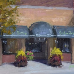 Salon Jazlin - Salon Jazlin, Oil on Canvas   6"x8" www.jefftroupefineart.blogspot.com