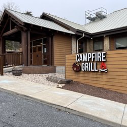 Campfire Grill - Easily recognizable off the road