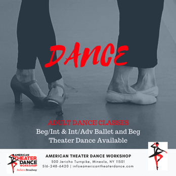 American Theater Dance Workshop - We provide theater dance, acting, tap and ballet classes for our adult community ages 18-99 from Beginner to Adv/Intermediate and Pre-Pro. - Dance Studios Near Me - Mineola, New York