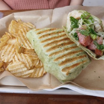 Buzz & Bites - Chicken wrap no onion - Coffee & Tea Near Me - Houston, Texas Buzz & Bites - Chicken wrap no onion - Coffee & Tea Near Me - Houston, Texas