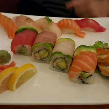 Midori Sushi - Rainbow roll lunch special $16 - Japanese Near Me - Austin, Texas Midori Sushi - Rainbow roll lunch special $16 - Japanese Near Me - Austin, Texas
