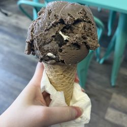 Tillys Homeade Ice Cream - Oreo with a gluten free cone