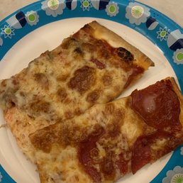 Sausage/pepperoni thin crust