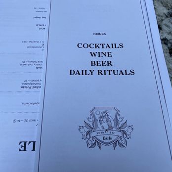 Earls Kitchen + Bar - Menu - Cocktail Bars Near Me - Plano, Texas