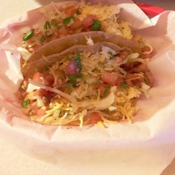 Springville El Tapatio - My husband's order. I think he had shrimp tacos. - Mexican Near Me - Springville, California