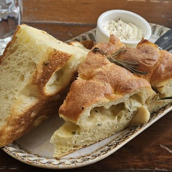 CUCINA Enoteca - Roasted garlic + rosemary focaccia - Italian Near Me - Irvine, California
