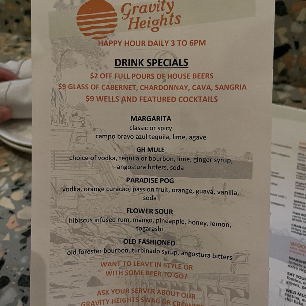 Gravity Heights - Mission Valley - Happy hour menu - Breakfast & Brunch Near Me - San Diego, California