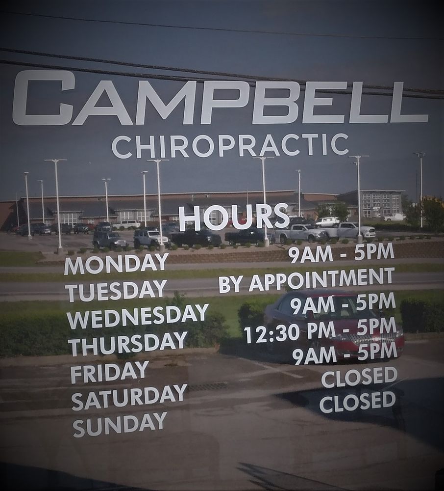 CAMPBELL CHIROPRACTIC Updated August 2024 5008 Atwood Dr, Richmond, Kentucky Chiropractors