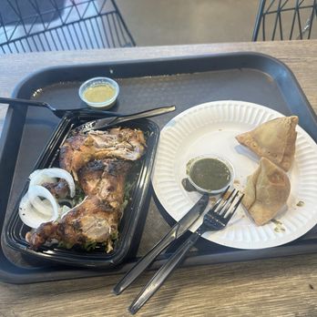 Munchkart - Veg Samosa (2 Pcs) Chicken Tandoori - Fast Food Near Me - South Jordan, Utah