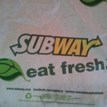 Subway - a bag of subway eat fresh - Fast Food Near Me - Nashville, Tennessee